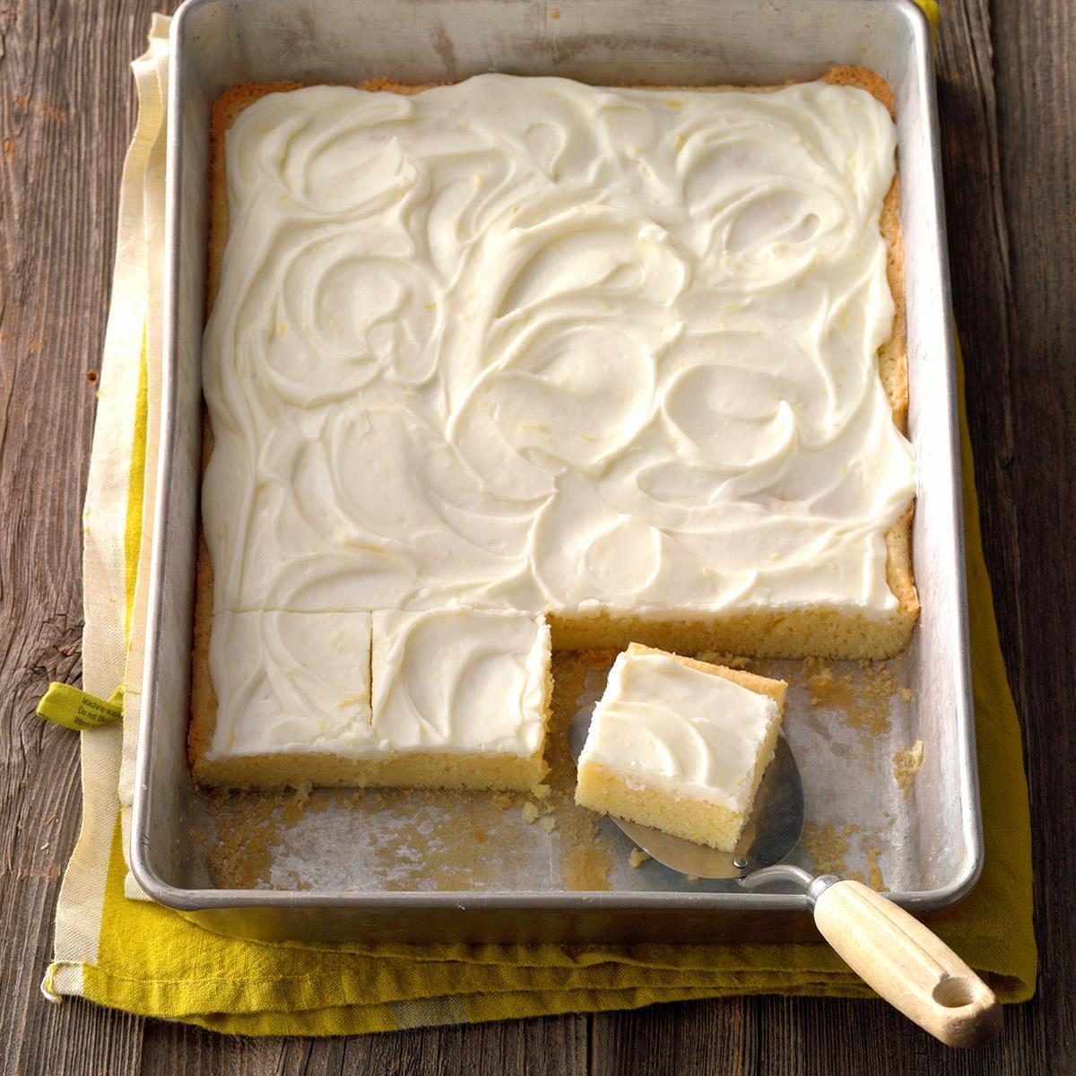 Indiana: Lemon Bars with Cream Cheese Frosting
