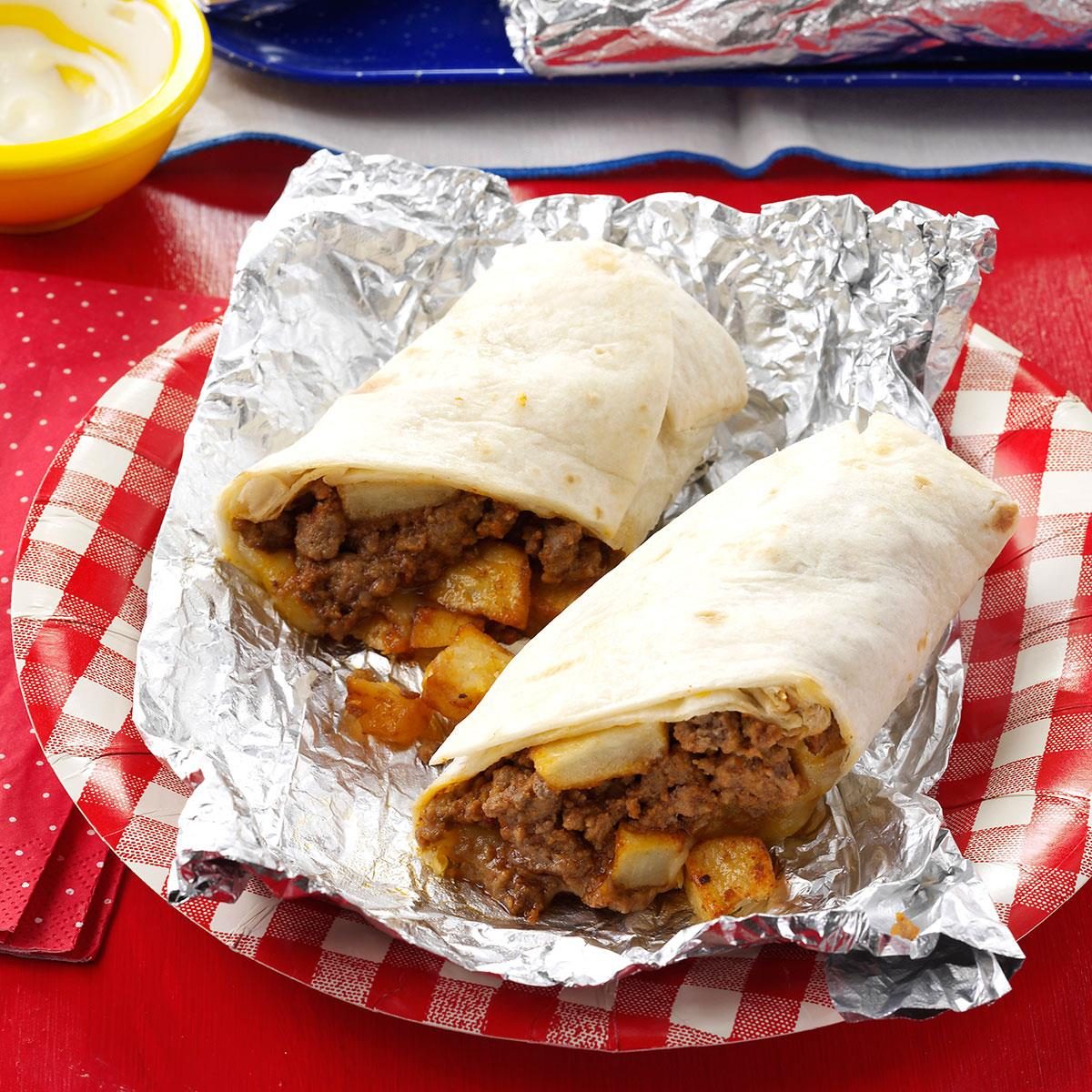 Inspired By: Cheesy Potato Burrito