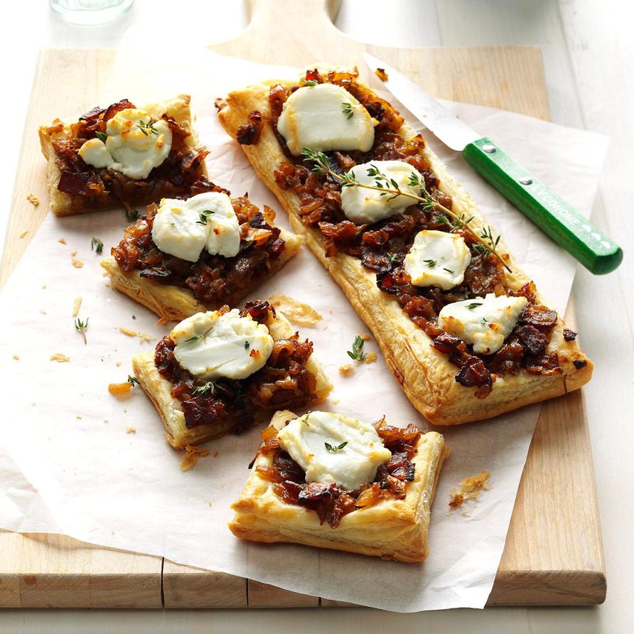 Goat Cheese & Onion Pastries