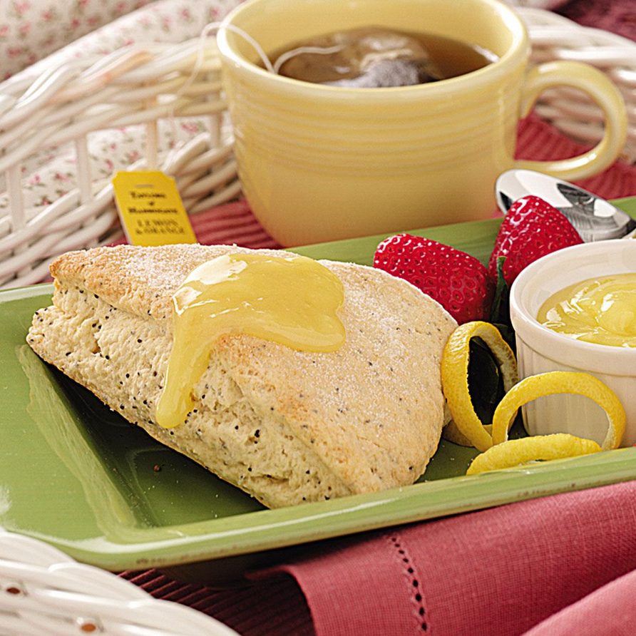 Poppy Seed Lemon Scones