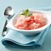 Rhubarb Strawberry Granita