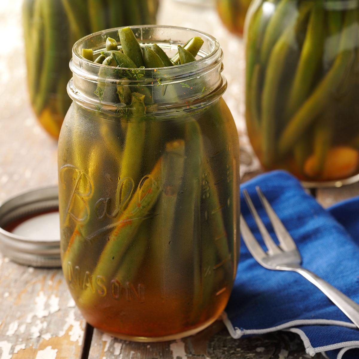 pickled green beans
