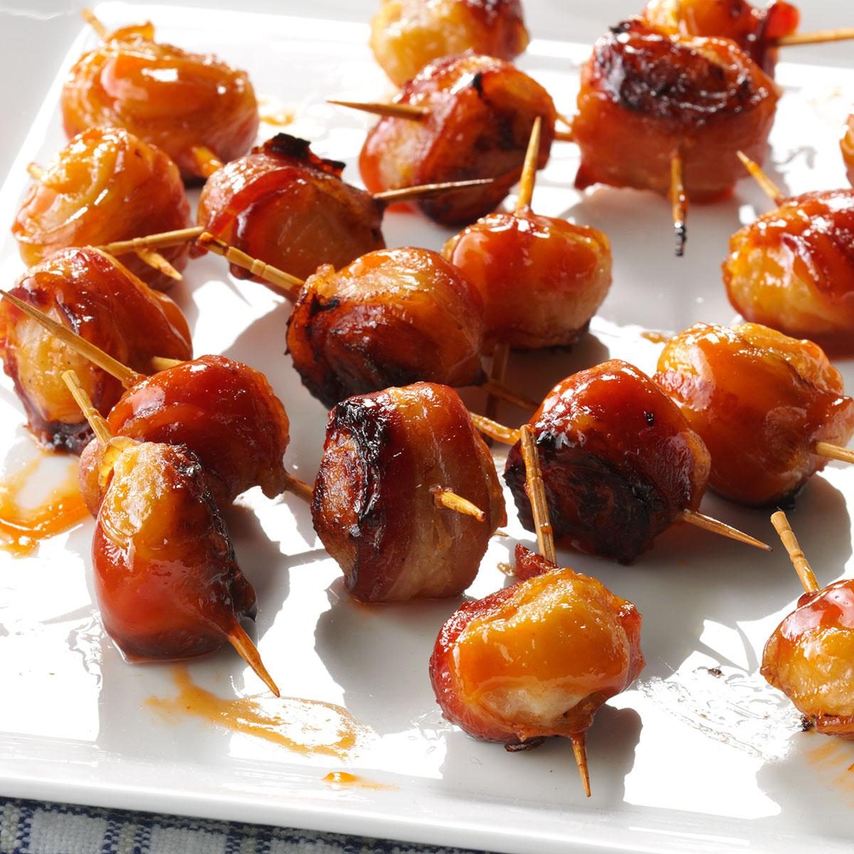 Bacon-Encased Water Chestnuts