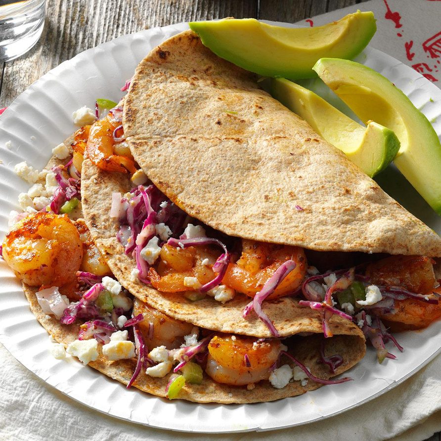 Feta Shrimp Tacos