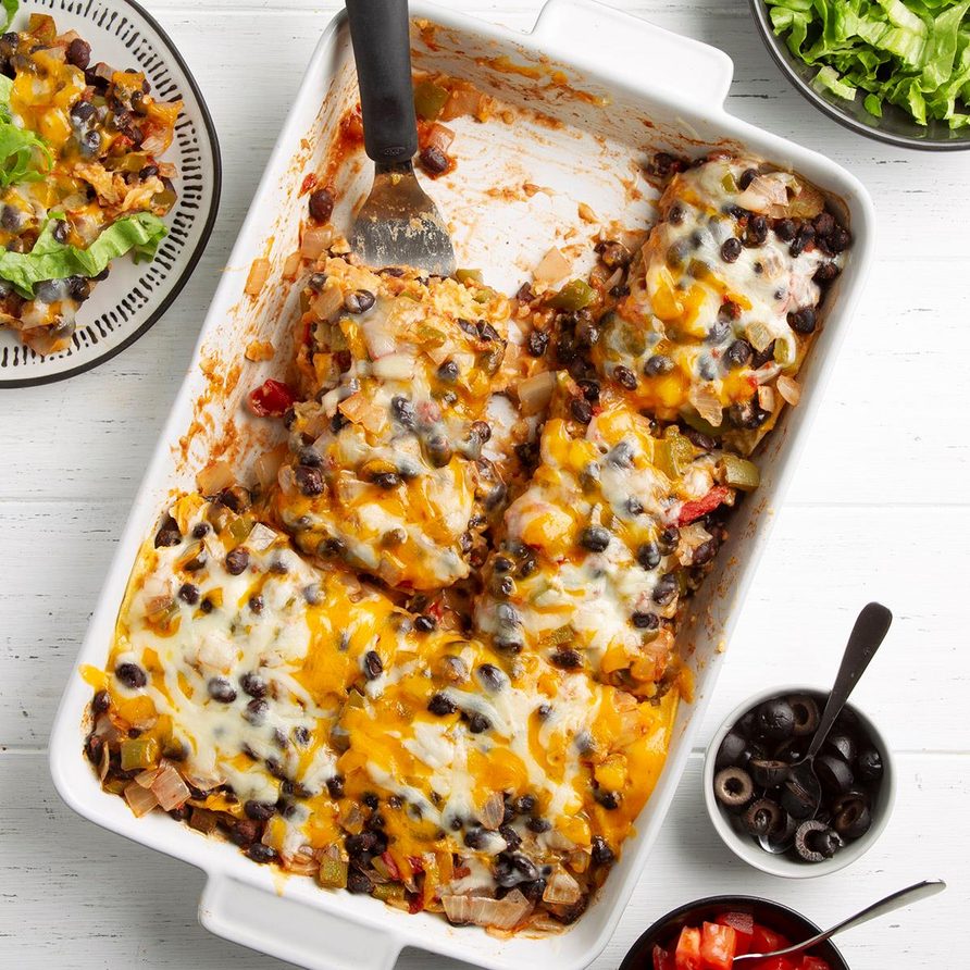 Black Bean Tortilla Casserole