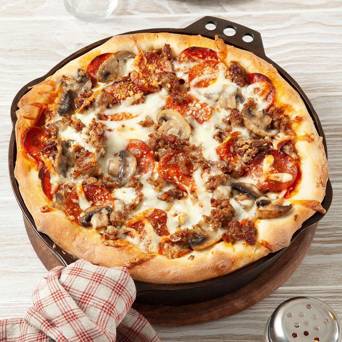Chicago Style Deep Dish Pizza