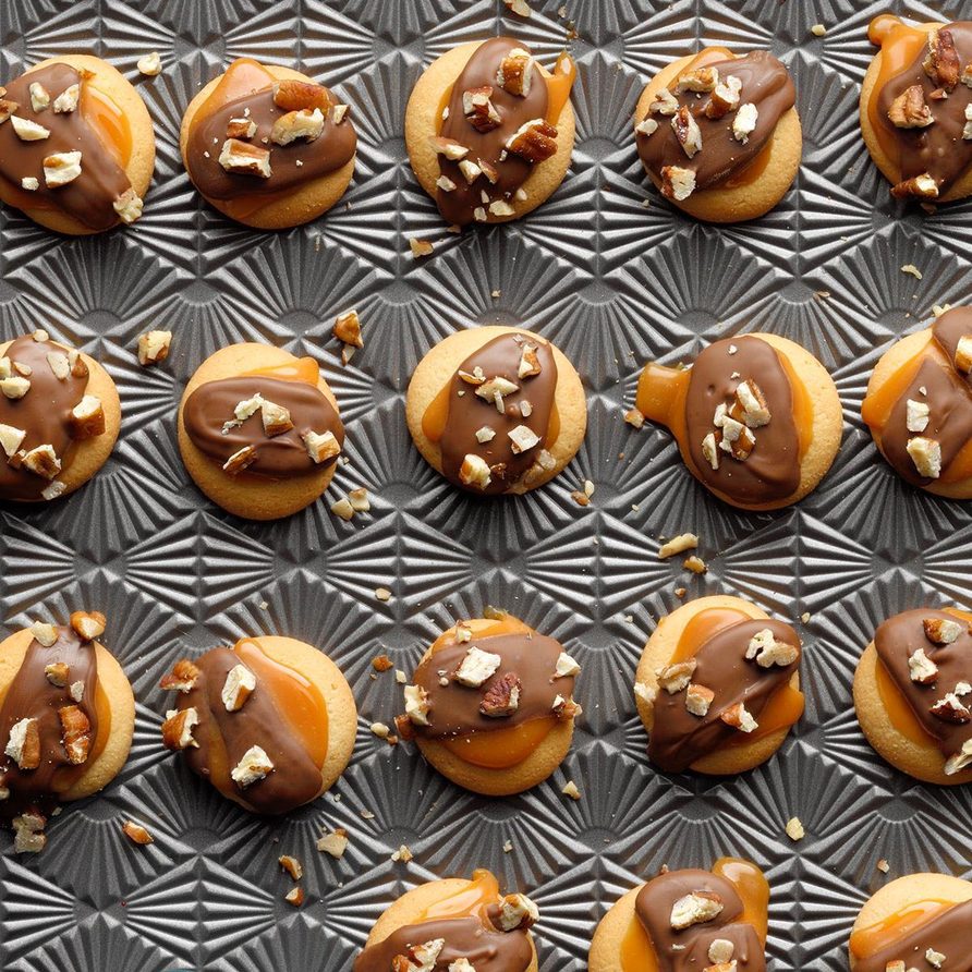 Chocolate Caramel Wafers
