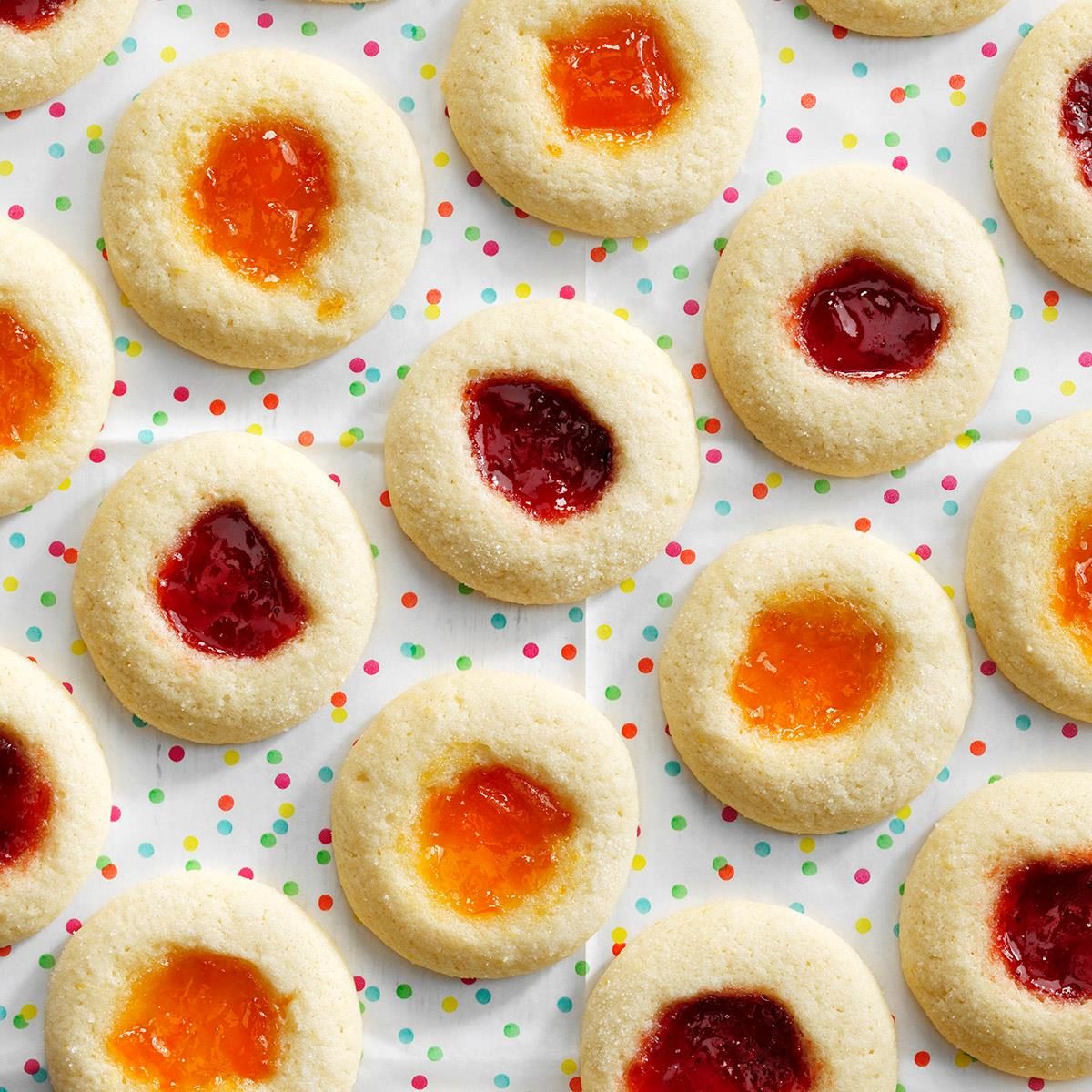 Jelly Topped Sugar Cookies