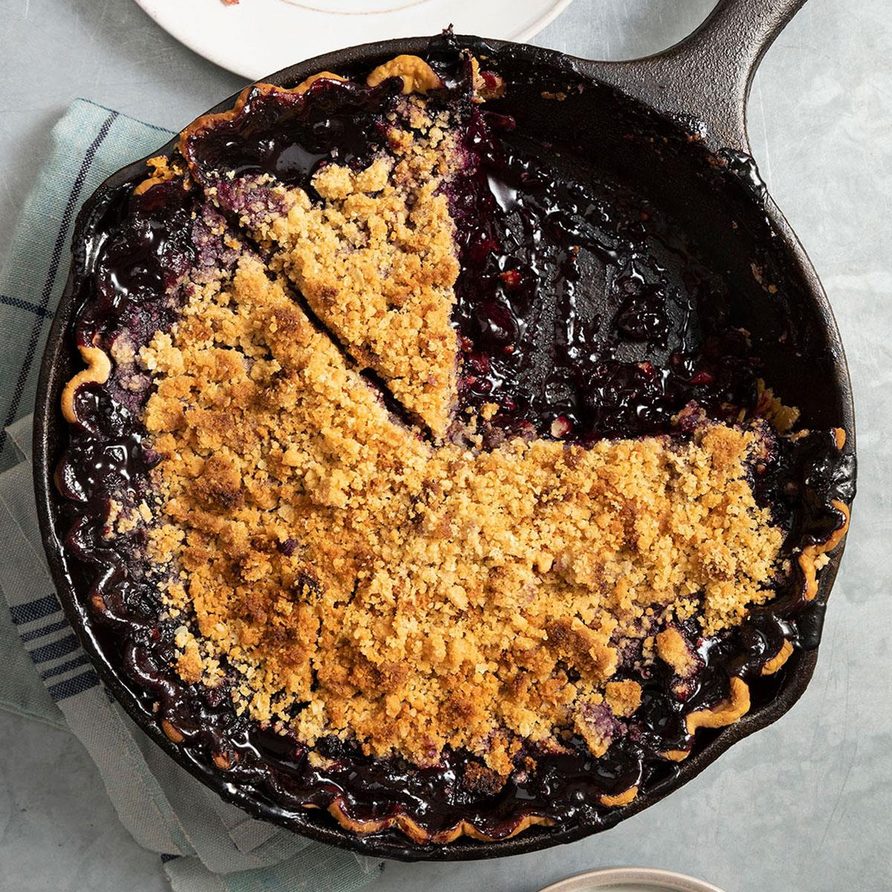 Blueberry Crumble Pie