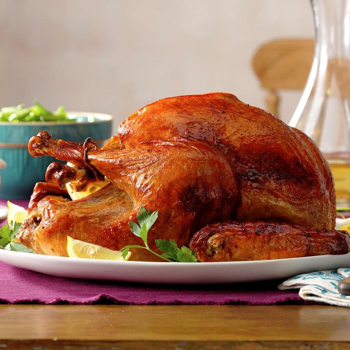 Marinated Thanksgiving turkey