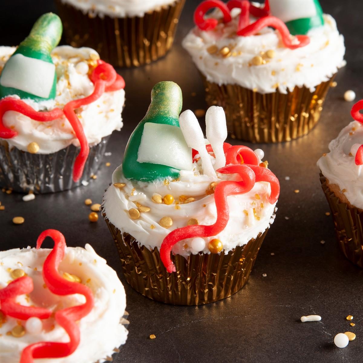 New Year’s Eve Cupcakes