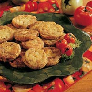 Green Tomatoes Parmesan
