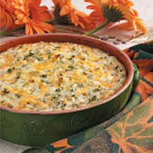 Cheesy Green Rice