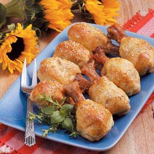 Crescent-Wrapped Drumsticks