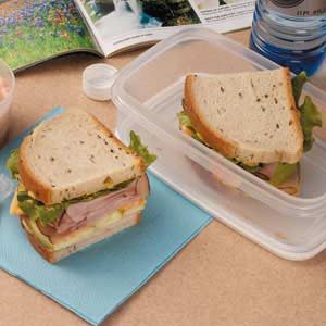 Apple-Herb Club Sandwich