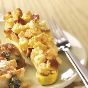 Grandma’s Stuffed Yellow Squash