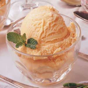 Grandma’s Orange Milk Sherbet