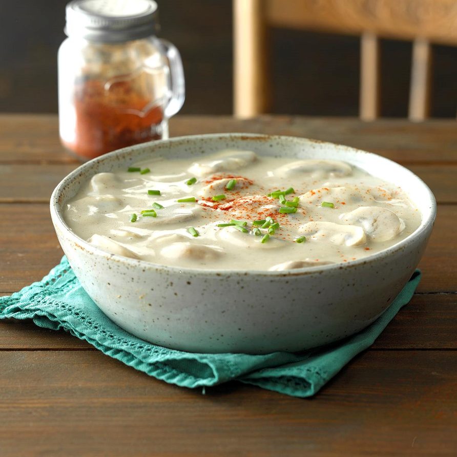 Golden Gouda Mushroom Soup