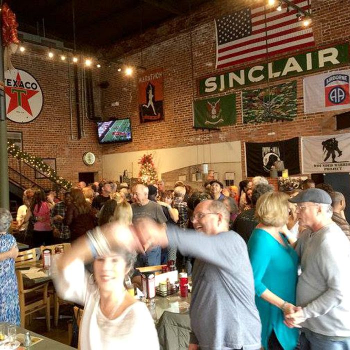 People dancing inside Buck & Johnny's
