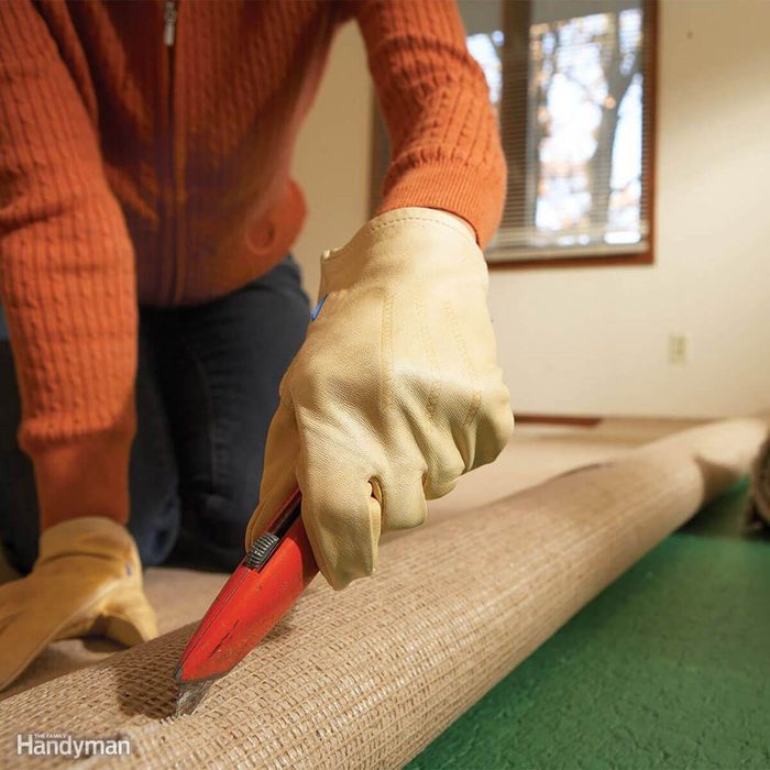 Cutting the carpet