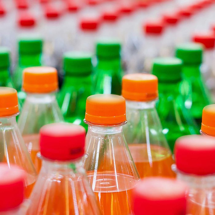 Bottles of soda