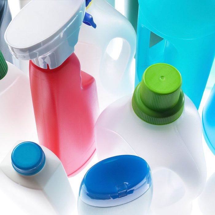Bottles of ammonia