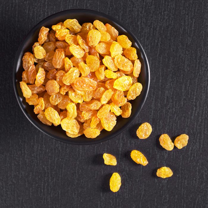 Golden Raisins Bowl