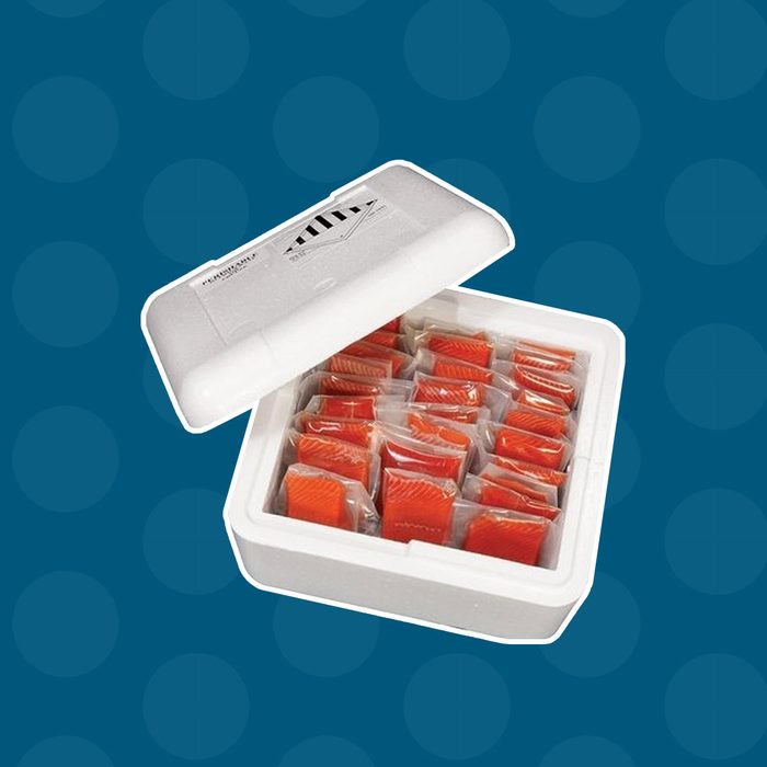 frozen wild salmon