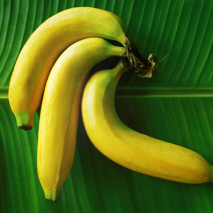 Banana snack on a banana leaf