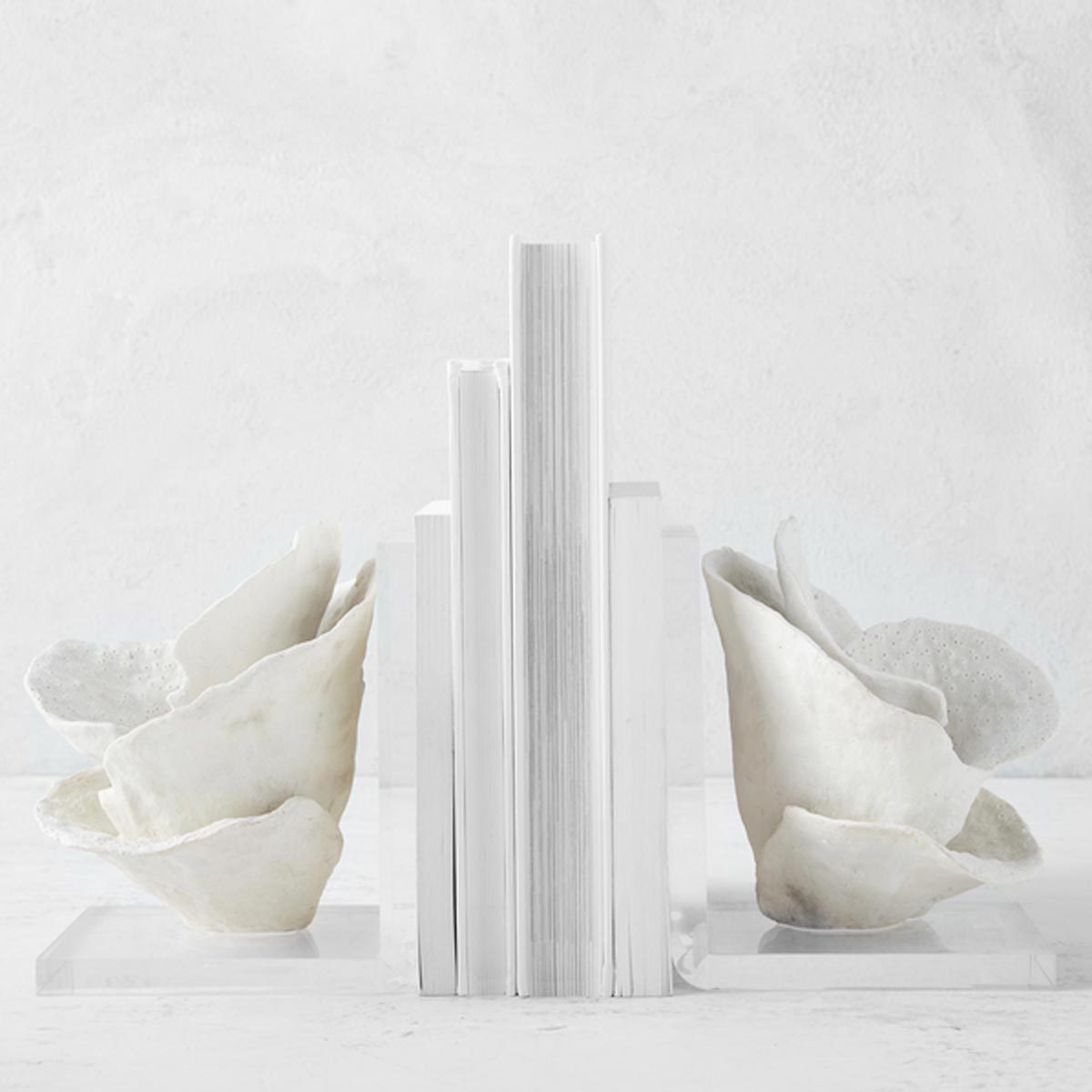 Coral Bookends