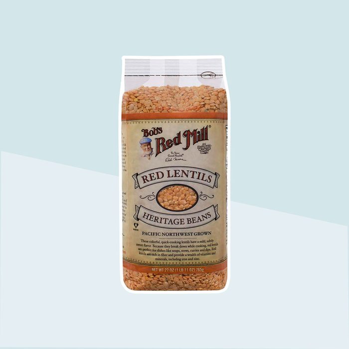 Dried red lentils