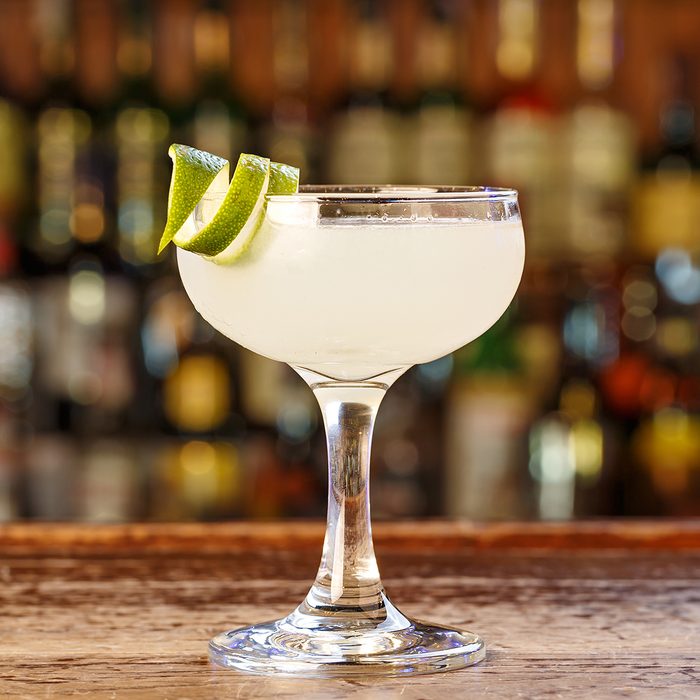 Traditional cocktail daiquiri