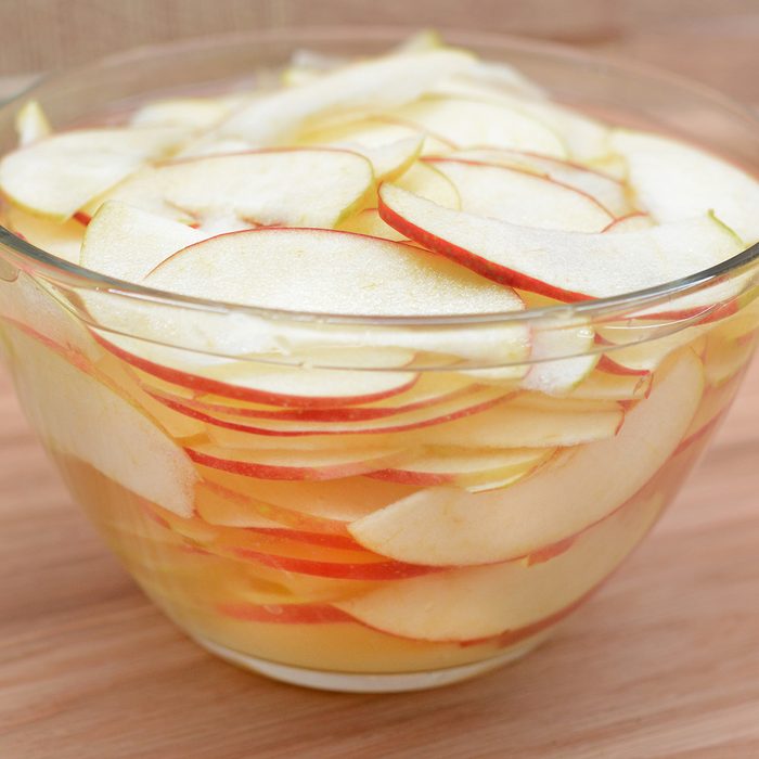 Cooking Process Of Apple Roses. Sliced Apples; Shutterstock ID 1377976715; Job (TFH, TOH, RD, BNB, CWM, CM): TOH
