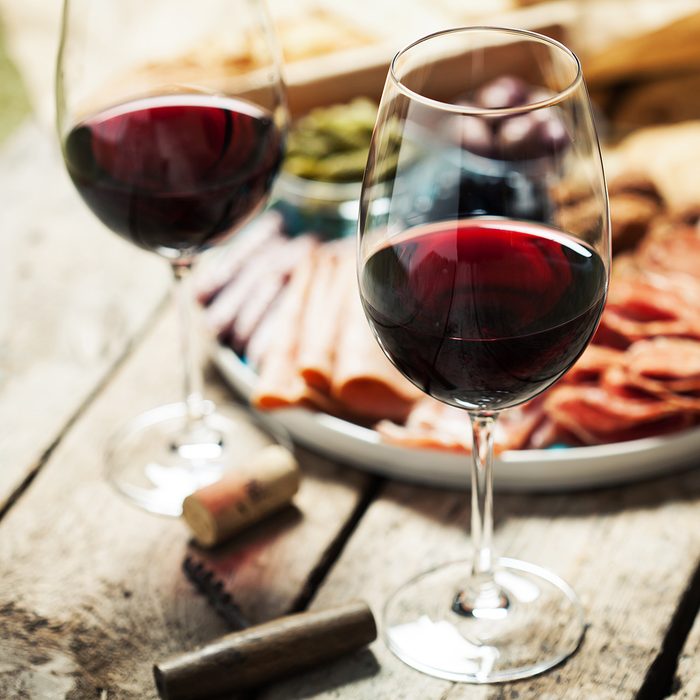 Healthy red wine