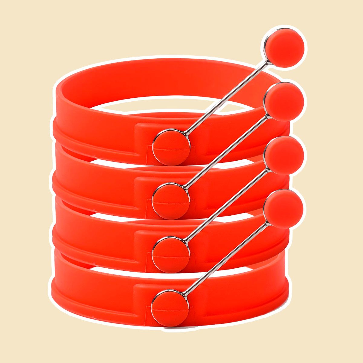 4" Silicone Egg & Pancake Rings