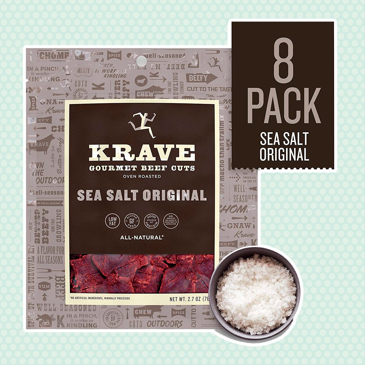 KRAVE'S Gourmet Beef Cuts, 8 packs
