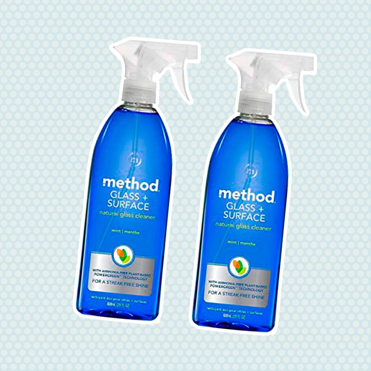 Method Natural Glass Cleaner, Mint, 28oz, 4pk