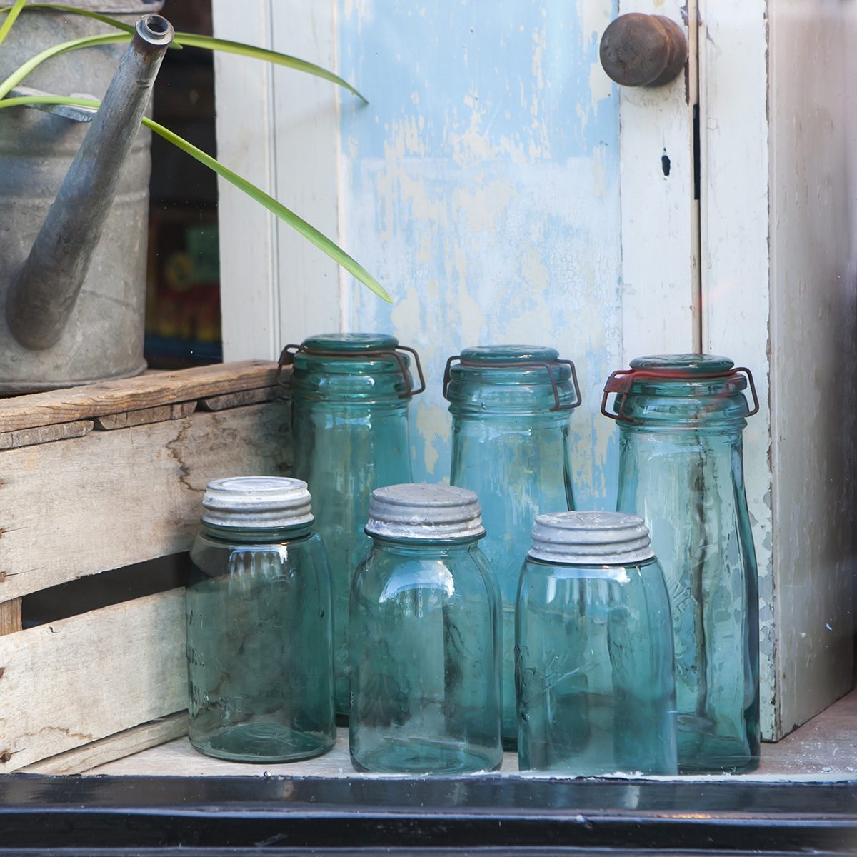 An antiques stall, at a Country Fair, but could be Antiques or Flea Market.