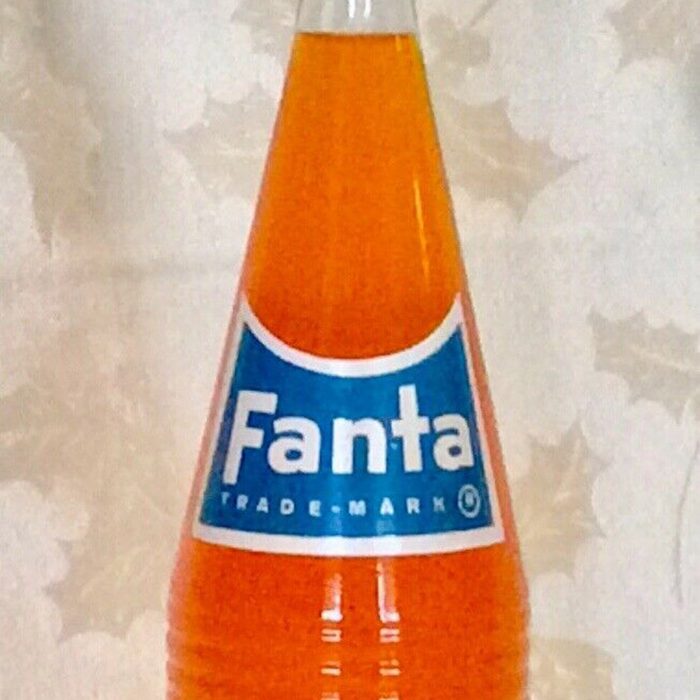 VINTAGE 26oz ORANGE SODA FANTA BOTTLE