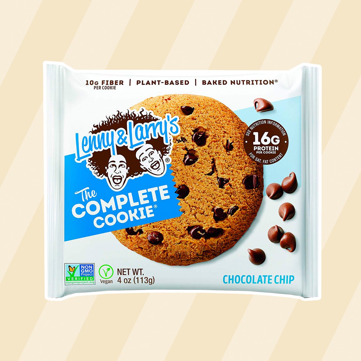 Lenny & Larry's The Complete Cookie, Chocolate Chip, 4 Ounce Cookies