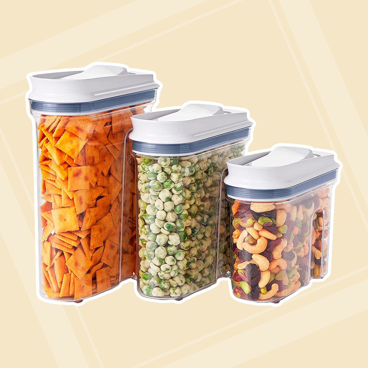 OXO Good Grips Mini All Purpose Dispenser Set - 3 Pack,Clear,3 Piece Mini Set