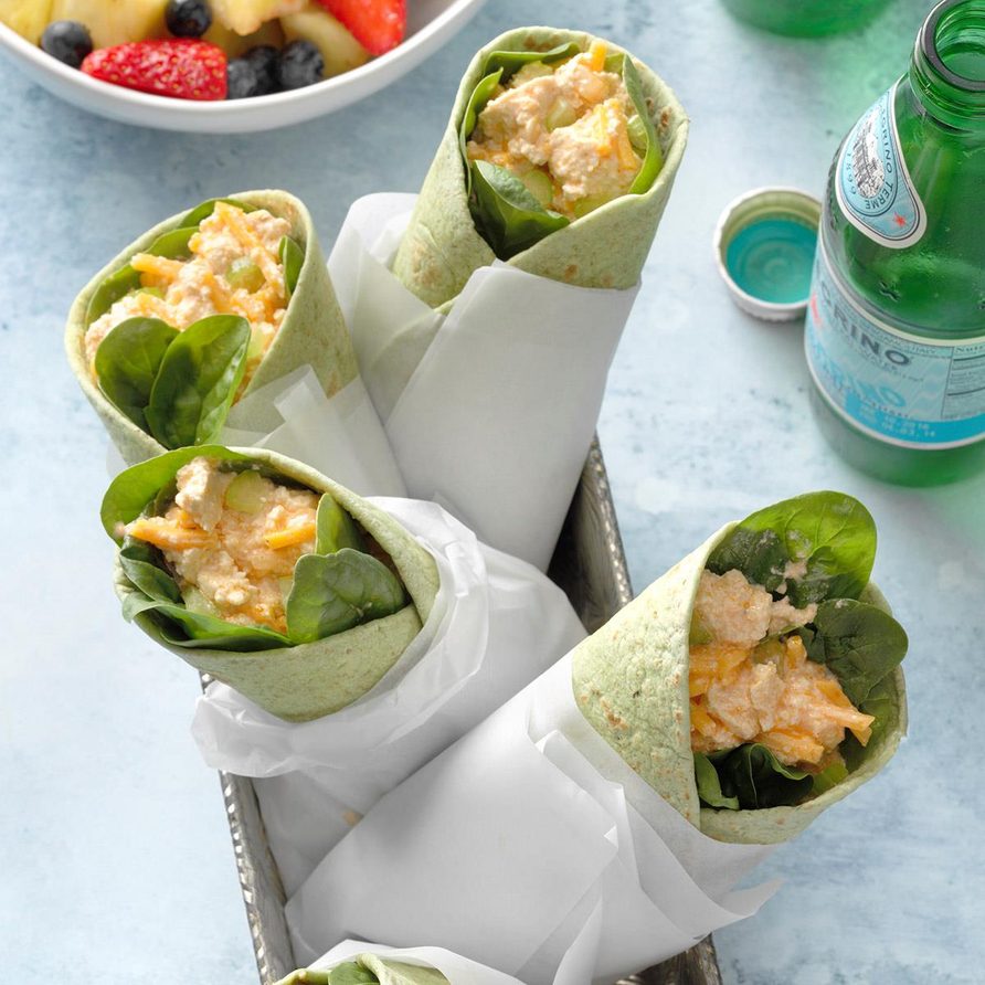Buffalo Tofu Wrap