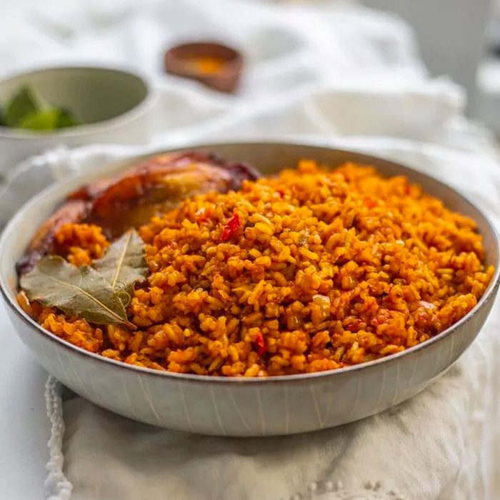 Vegan Jollof Rice - kwanzaa recipes