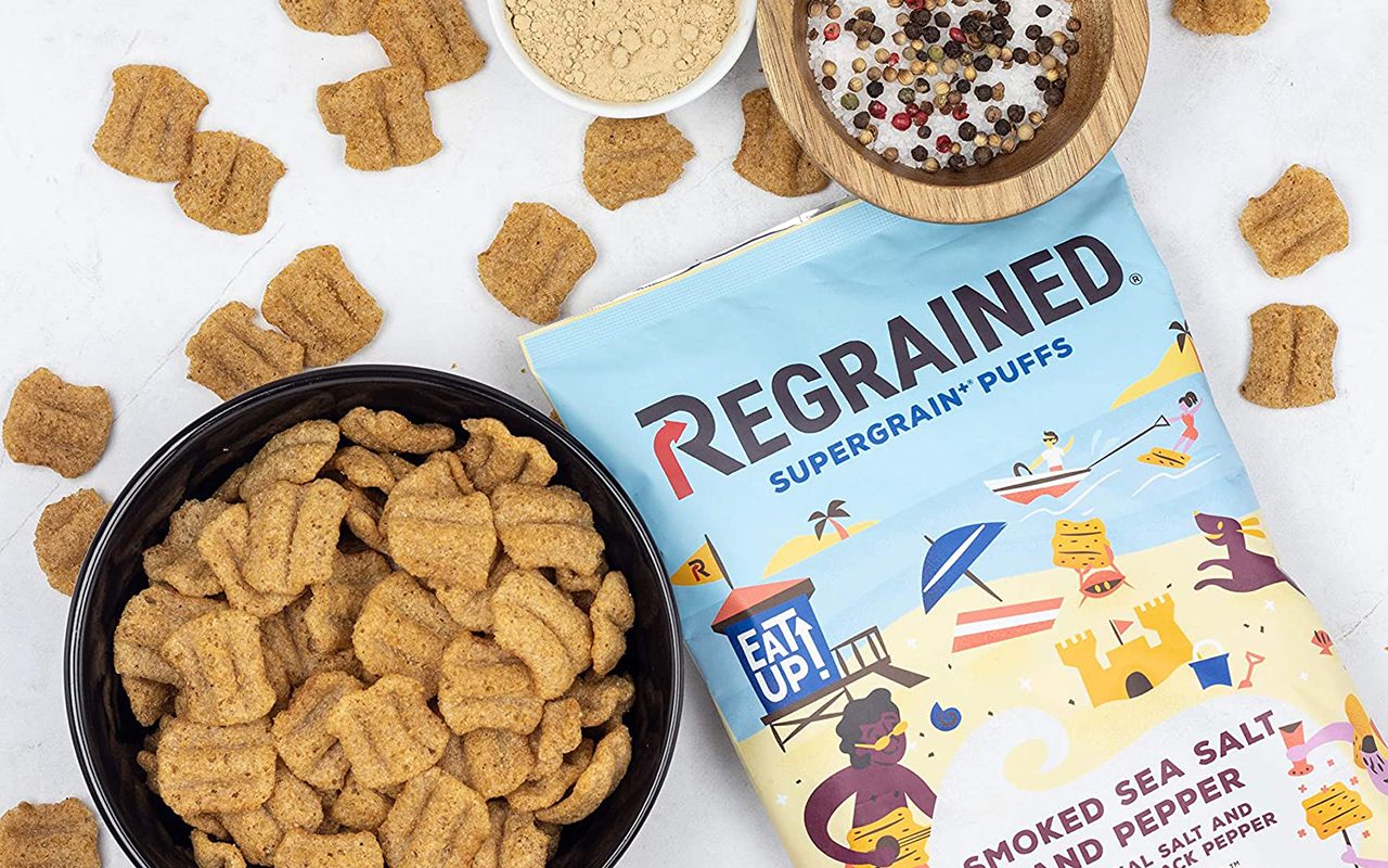 healthy snacks to buy ReGrained Organic Snack Puffs