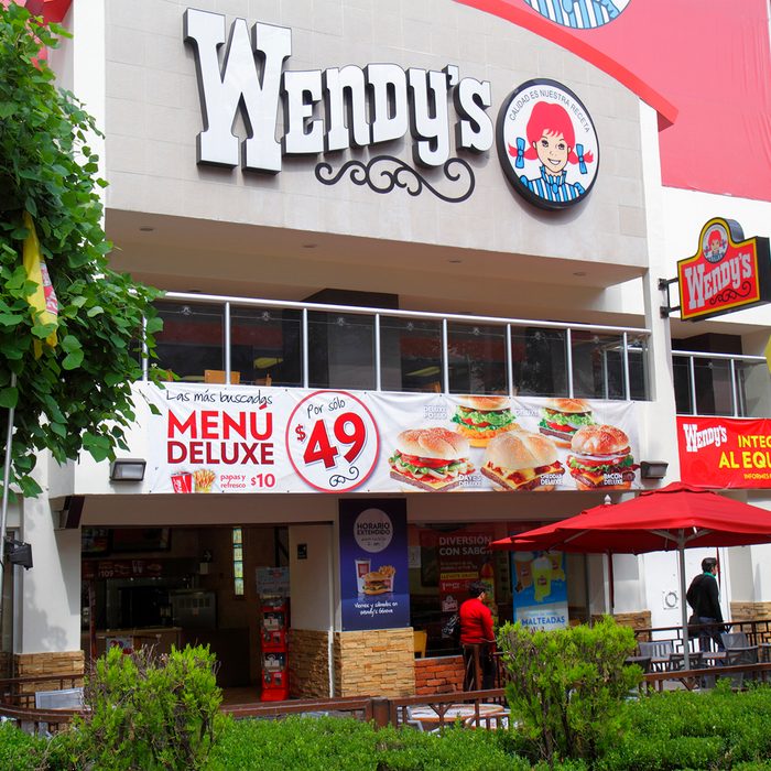 wendy's baked potato Mexico, Mexico City, Ciudad de MÂŽxico, Federal District, Zona Rosa Calle Genova . (Photo by: Jeffrey Greenberg/Universal Images Group via Getty Images)