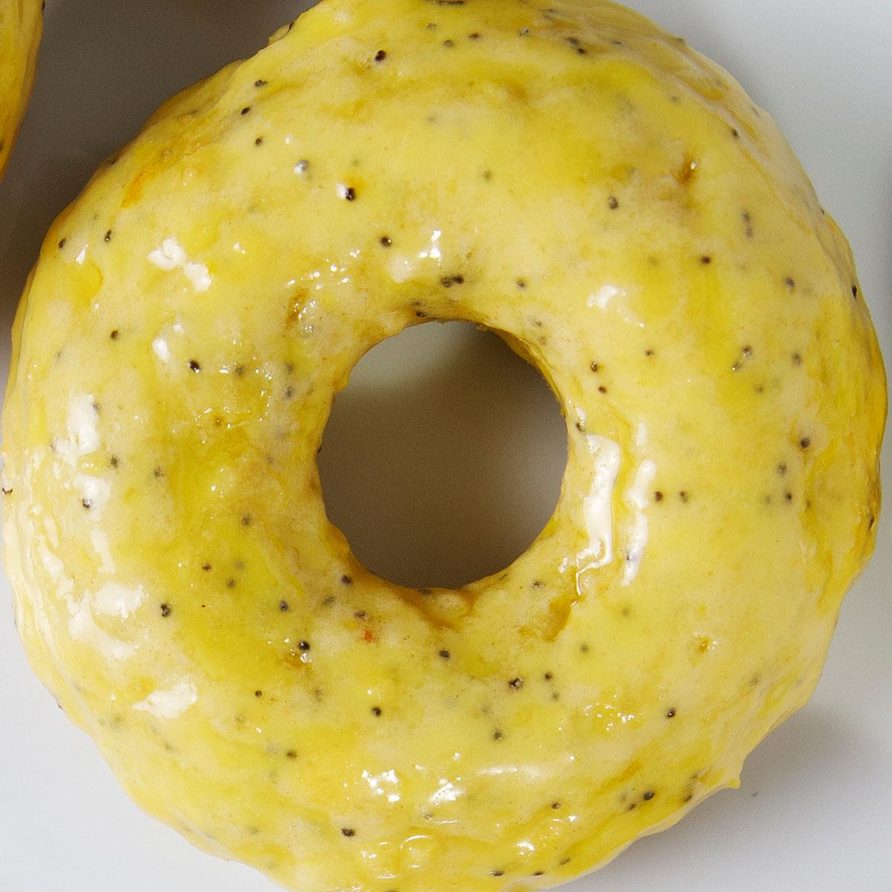 Vegan Lemon Poppy Seed Donuts