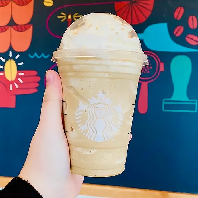 Starbucks Golden Girls Cheesecake Frappuccino from secret menu
