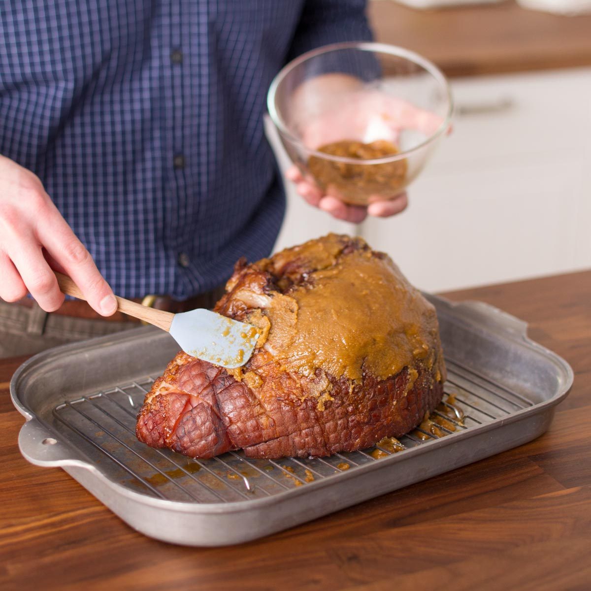 glaze the ham