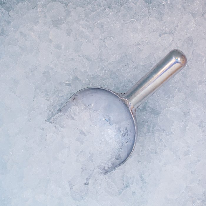 Ice In Ice Bucket