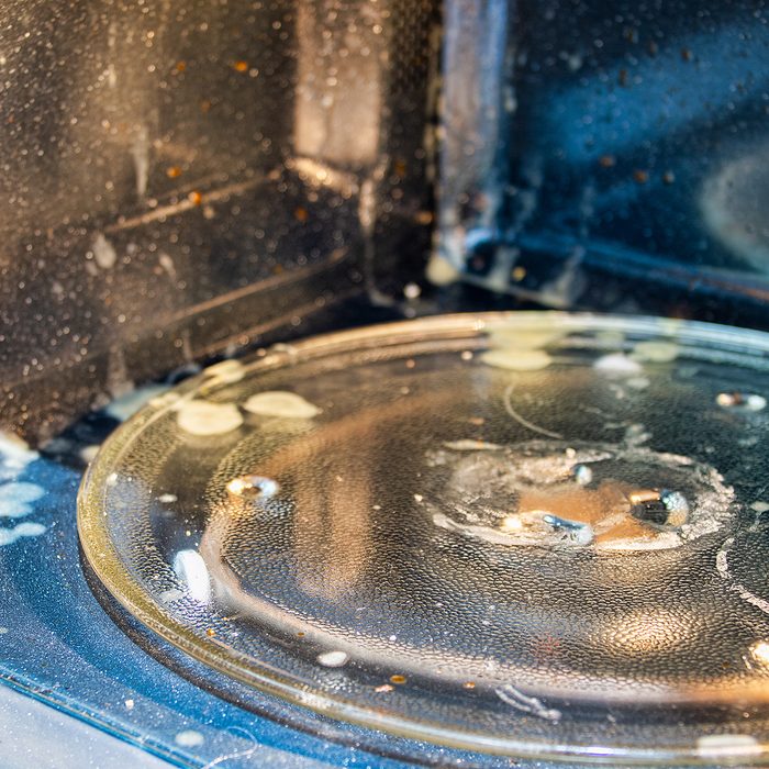 Shot Of A Door Microwav